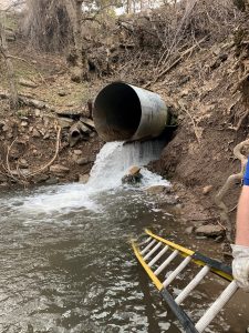 the 60" culvert at Emigration Creek is in poor condition