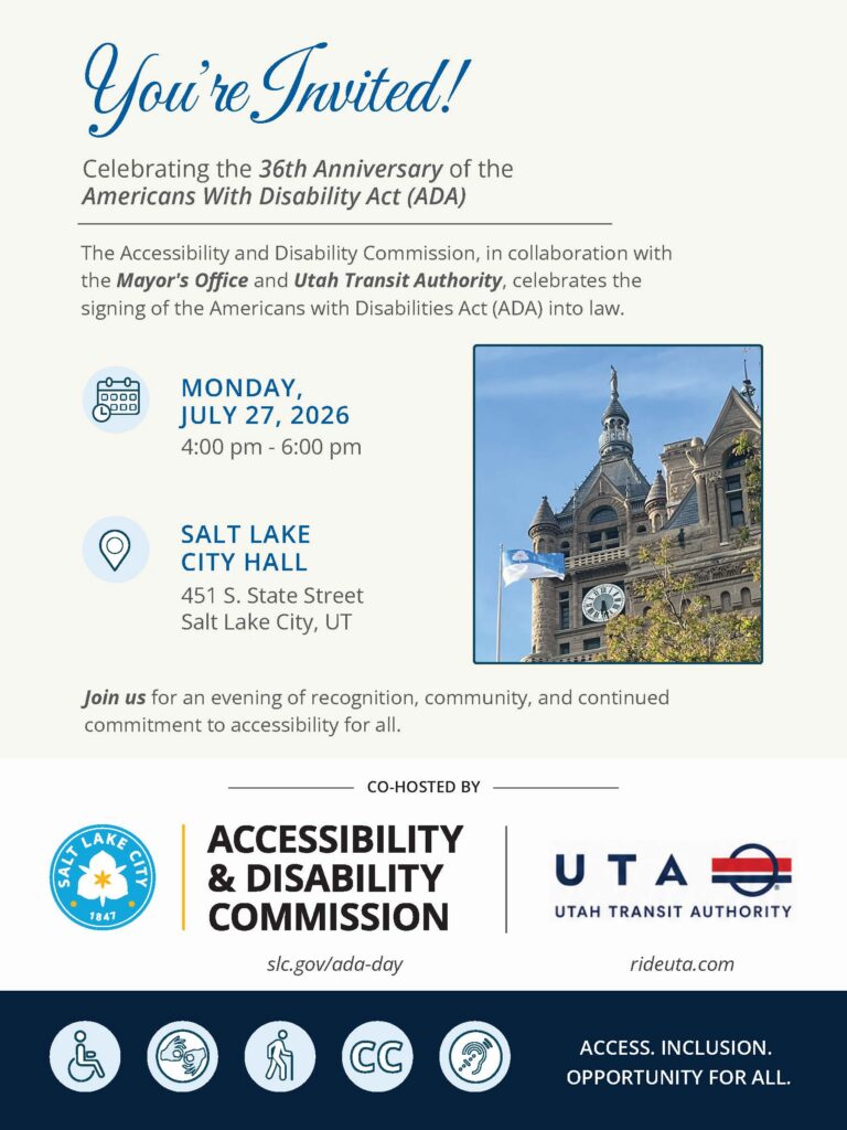 ADA Day invitation.